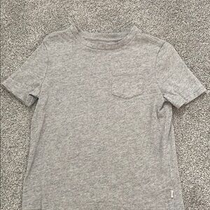 GAP Kids Gray Short Sleeve Tee Classic Crew Neck